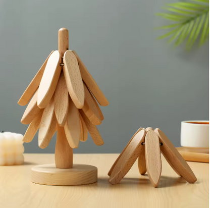 Posavasos Madera Nogal